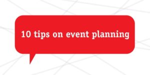 10 tips on event planning